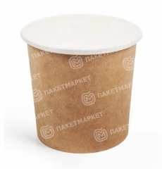 Бумажная супница 500 мл крафт РОССПАК | фото 