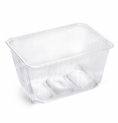 Контейнер одноразовый 1500 мл 186х132 мм УПАКС для еды, фото 
