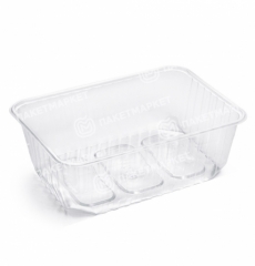 Контейнер одноразовый 1000 мл 186х132 мм УПАКС для еды, фото 